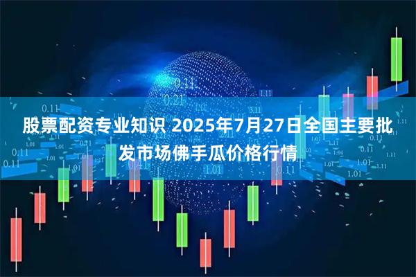 股票配资专业知识 2025年7月27日全国主要批发市场佛手瓜价格行情